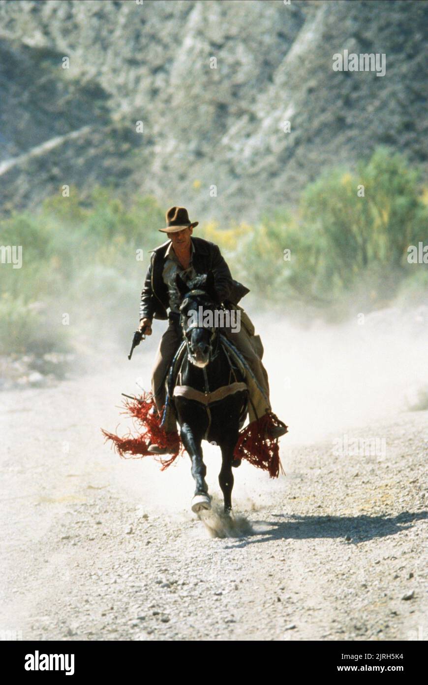 HARRISON Ford, INDIANA JONES UND DER LETZTE KREUZZUG, 1989 Stockfoto