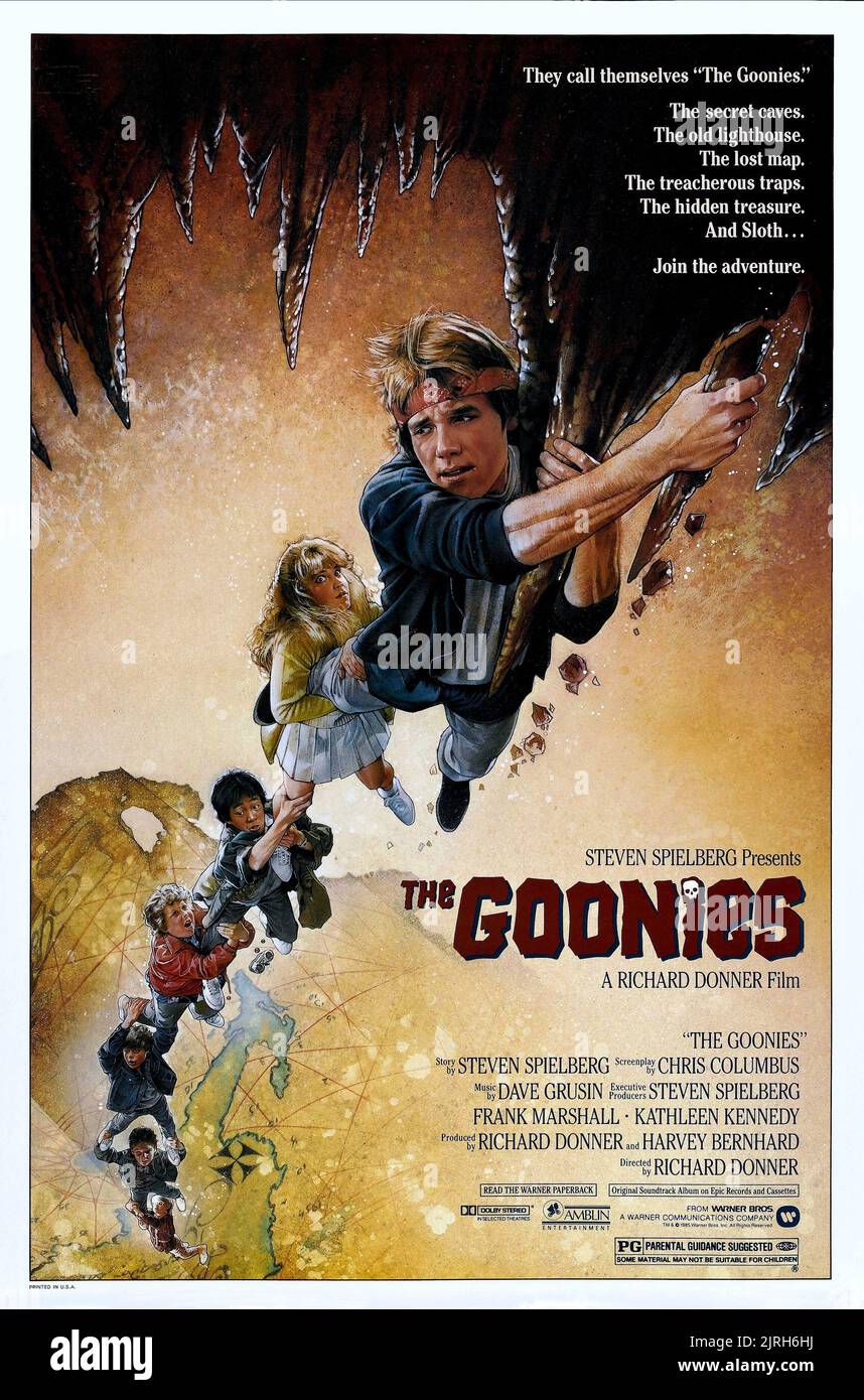 KERRI GREEN, Josh Brolin, Poster, die GOONIES, 1985 Stockfoto