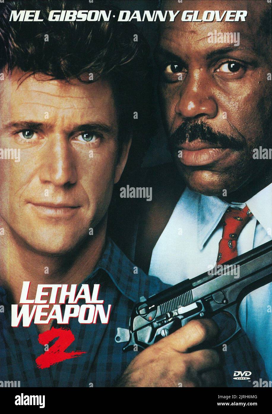 MEL GIBSON, Danny Glover, Plakat, Lethal Weapon 2, 1989 Stockfoto