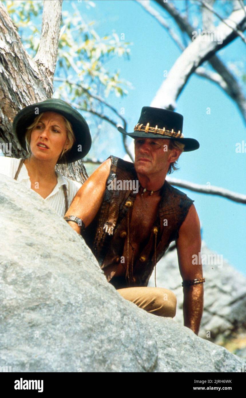 LINDA KOZLOWSKI, Paul Hogan, CROCODILE DUNDEE II, 1988 Stockfoto