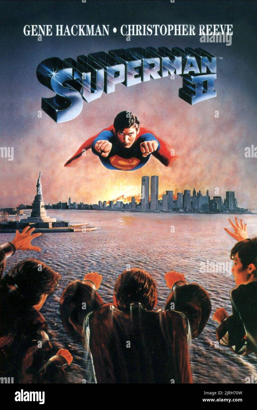 CHRISTOPHER REEVE, Superman II, 1980 Stockfoto