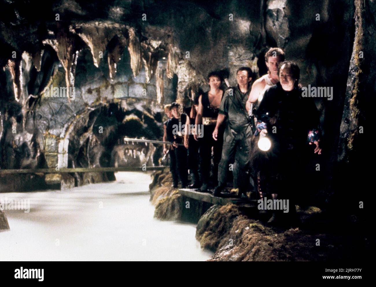 DENNIS DUN, Kurt Russell, VICTOR WONG, Big Trouble In Little China, 1986 Stockfoto