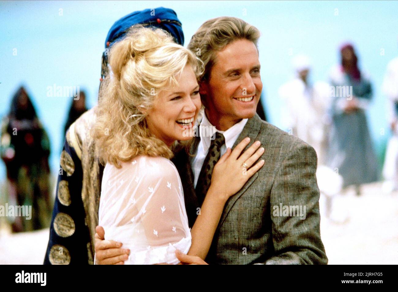 KATHLEEN TURNER, Michael Douglas, THE JEWEL OF THE NILE, 1985 Stockfoto