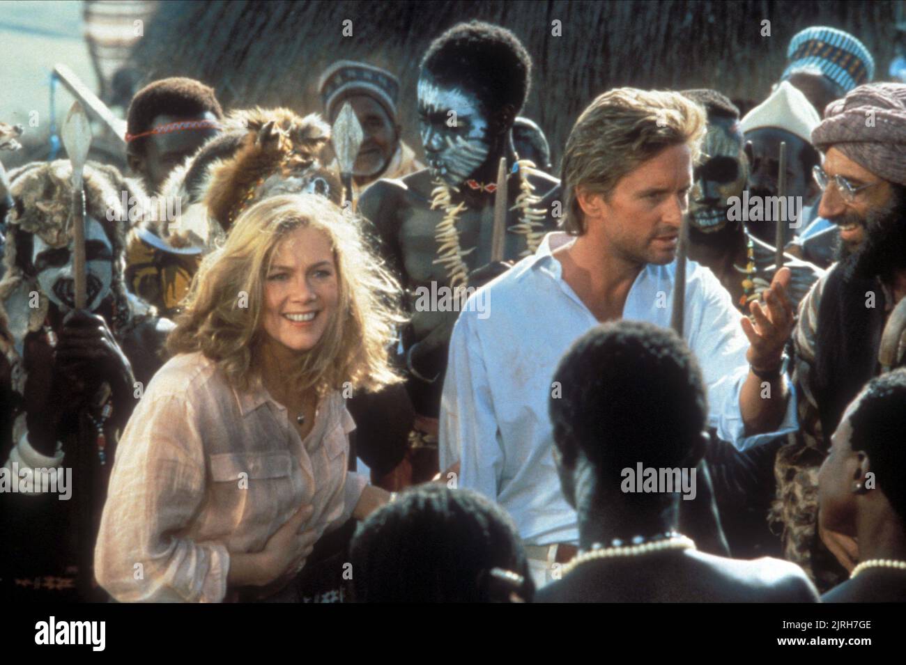 KATHLEEN TURNER, Michael Douglas, THE JEWEL OF THE NILE, 1985 Stockfoto