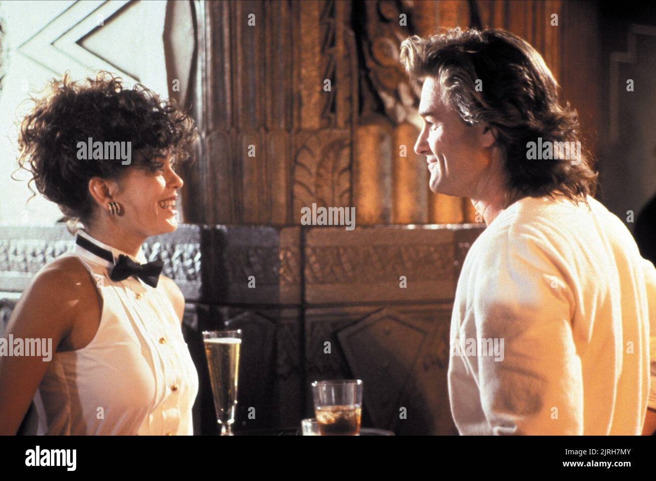 TERI HATCHER, Kurt Russell, TANGO UND CASH, 1989 Stockfoto