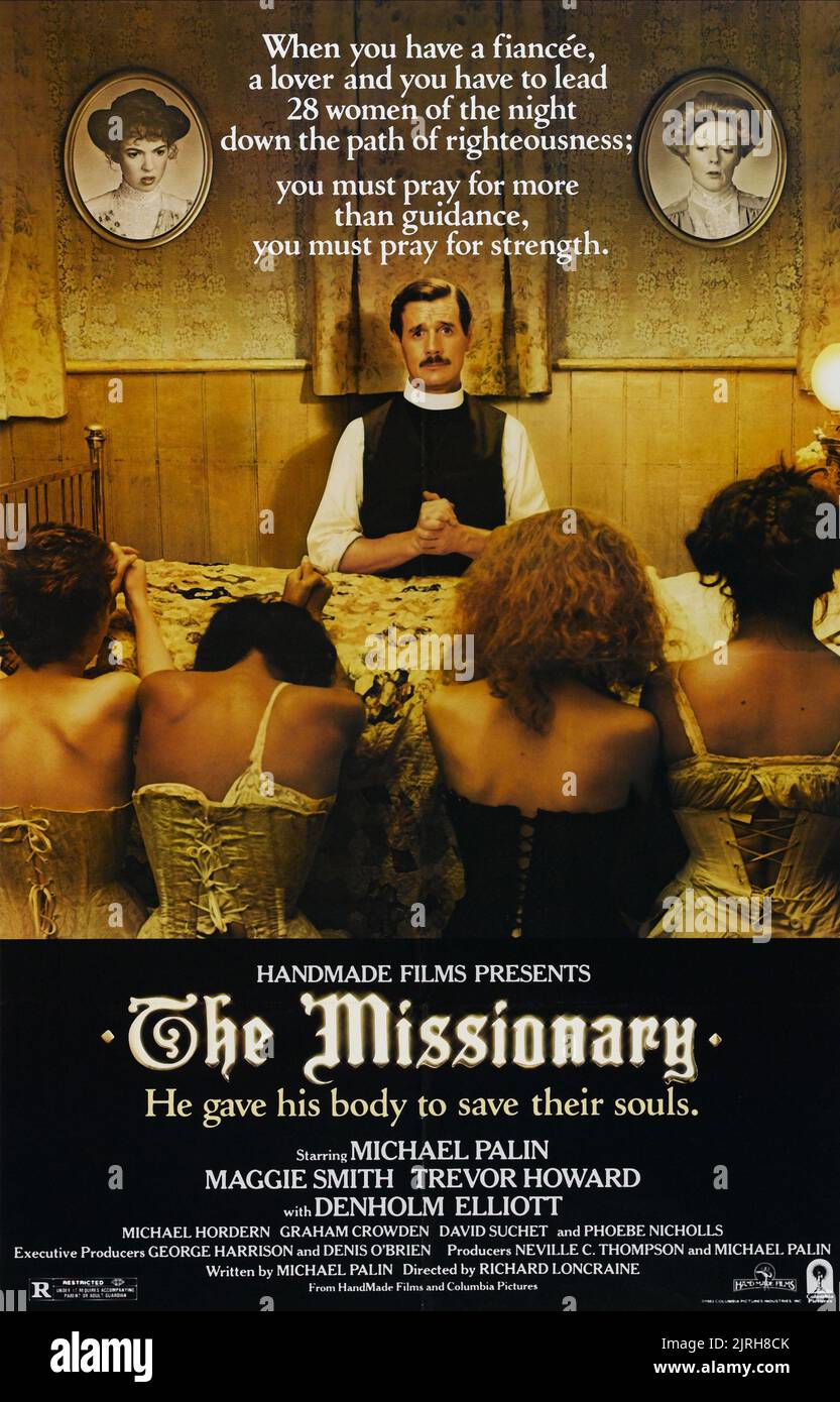 MICHAEL PALIN PLAKAT, DER MISSIONAR, 1982 Stockfoto