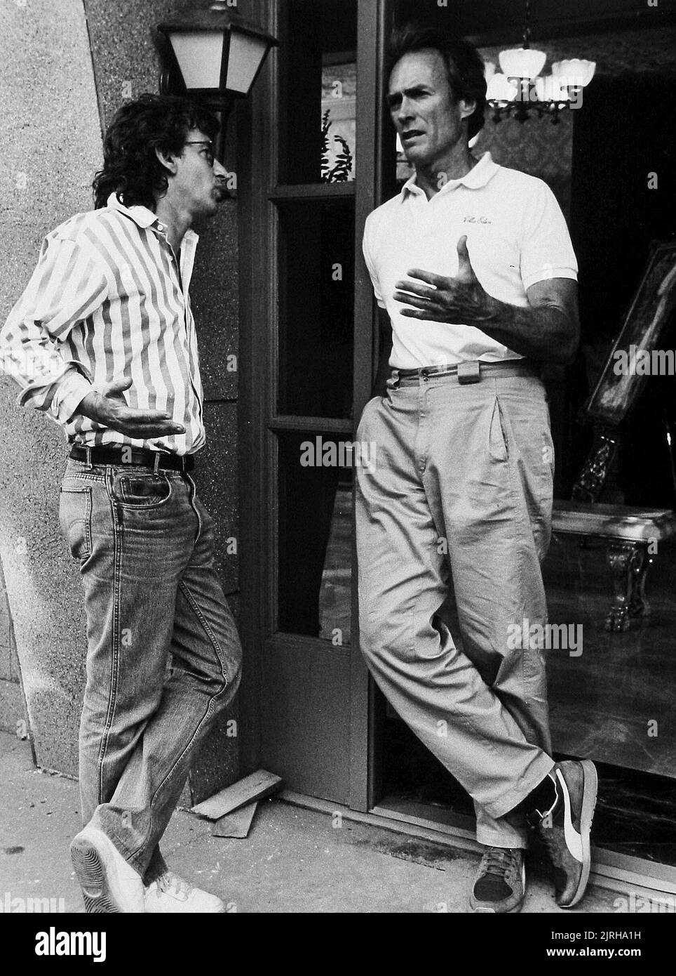 STEVEN SPIELBERG,CLINT EASTWOOD, ERSTAUNLICHE GESCHICHTEN:, 1985 Stockfoto