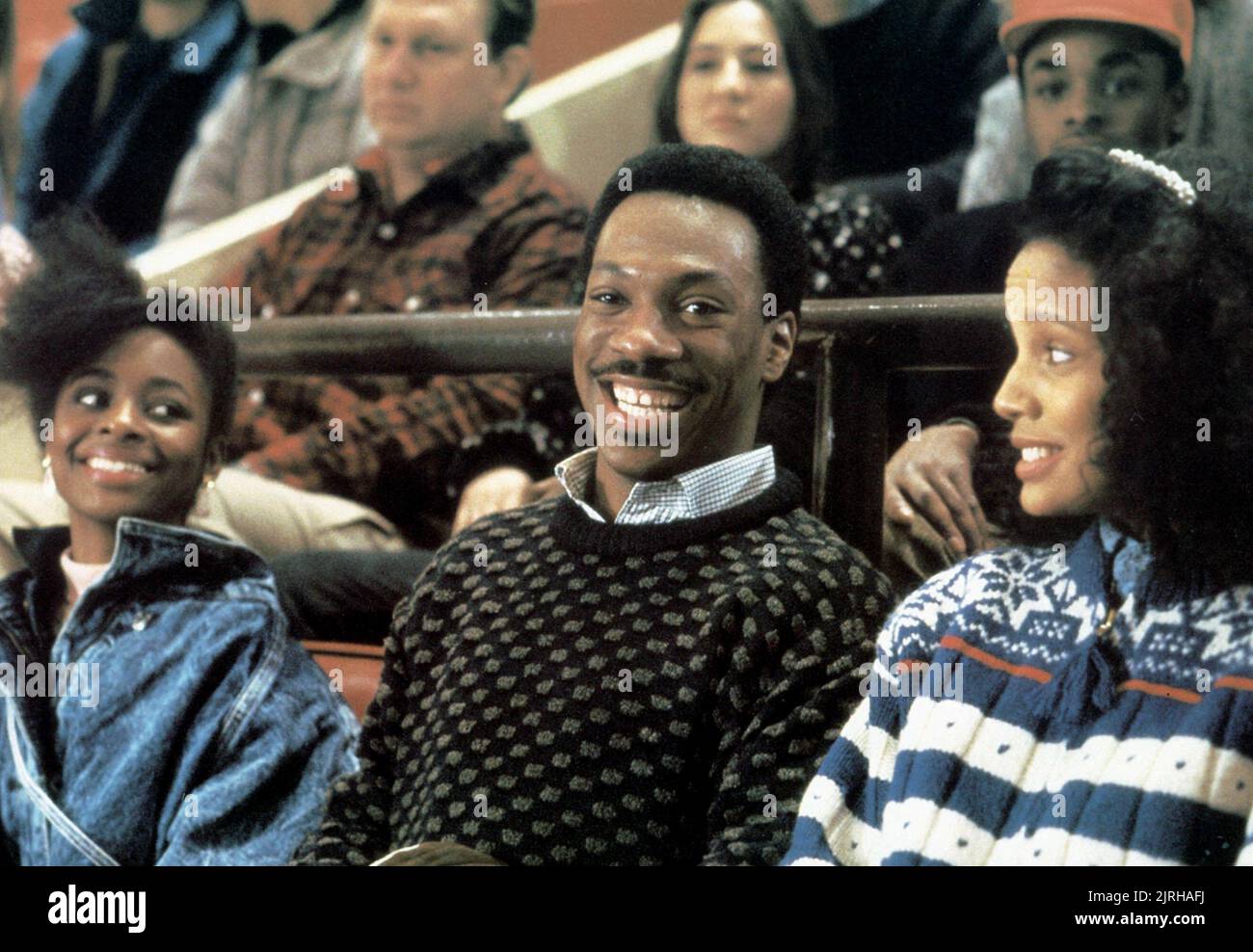 EDDIE MURPHY, SHARI HEADLEY, kommen nach Amerika, 1988 Stockfoto