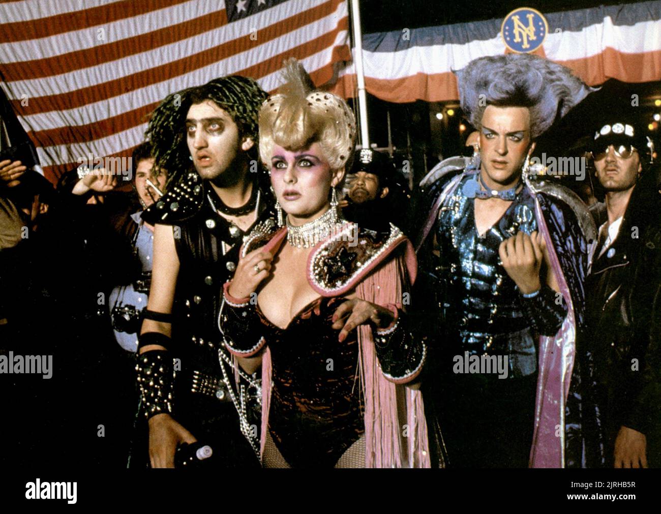JIMMY NAIL, JOANNE PEARSE, Paul Brown, IDIOTEN AUS DEM WELTRAUM, 1985 Stockfoto