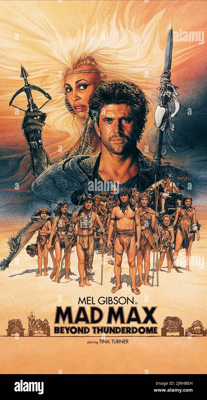 TINA TURNER, MEL GIBSON, MAD MAX BEYOND THUNDERDOME, 1985 Stockfoto