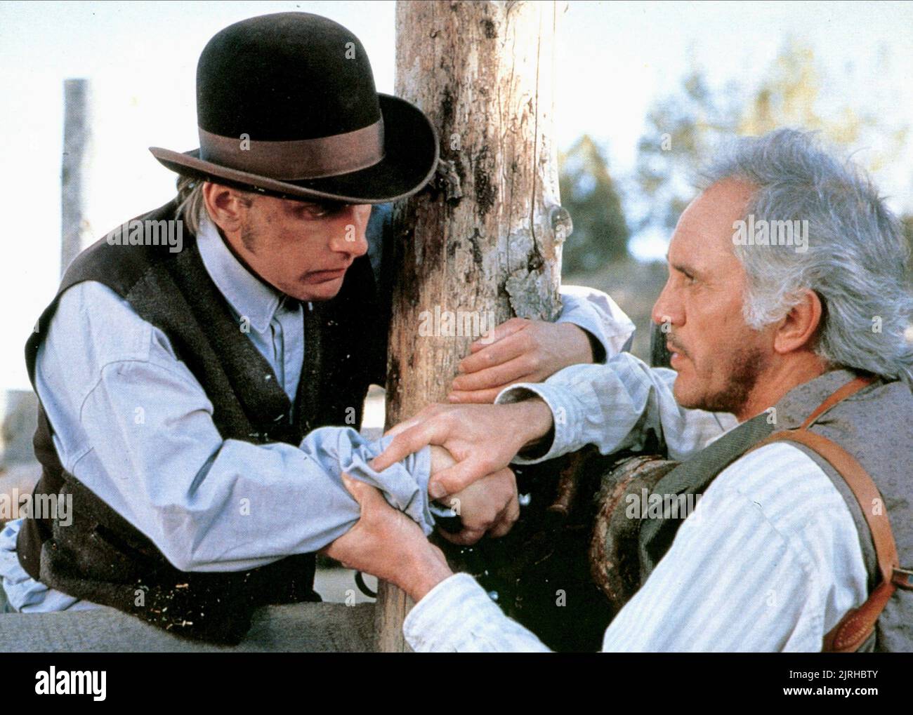 EMILIO ESTEVEZ, Terence Stamp, Young Guns, 1988 Stockfoto