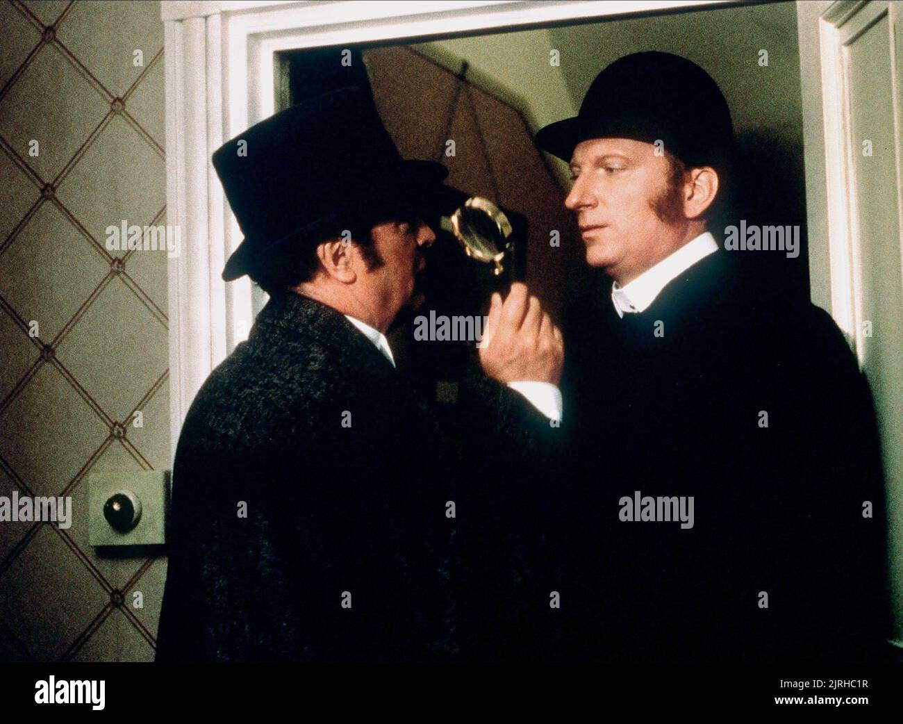 MICHAEL CAINE, Jeffrey Jones, OHNE EINEN ANHALTSPUNKT, 1988 Stockfoto
