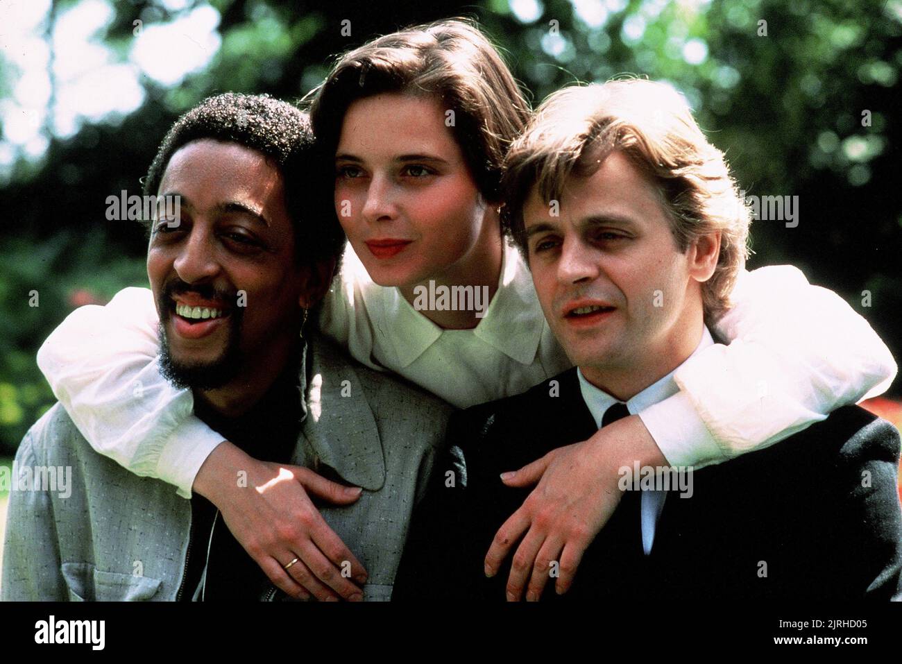 GREGORY HINES, Isabella Rossellini, Mikhail Baryshnikov, Weiße Nächte, 1985 Stockfoto