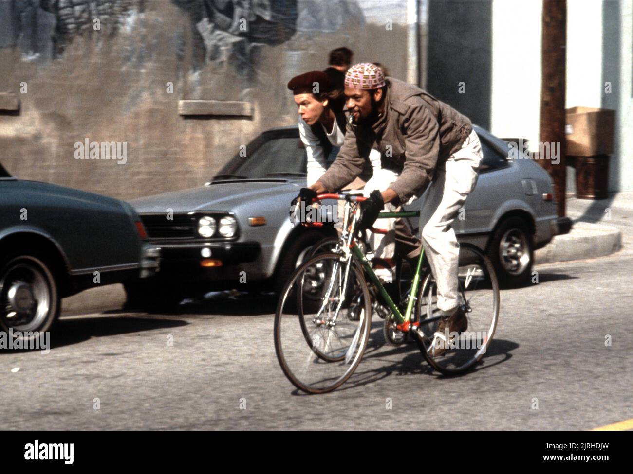 KEVIN BACON, Laurence Fishburne, Quicksilver, 1986 Stockfoto