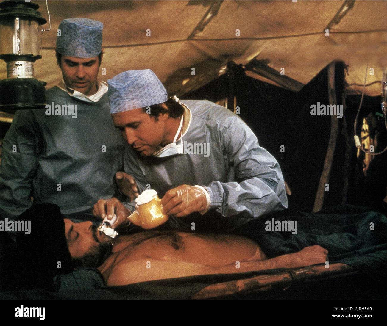 DAN AYKROYD, Chevy Chase, Spies Like Us, 1985 Stockfoto