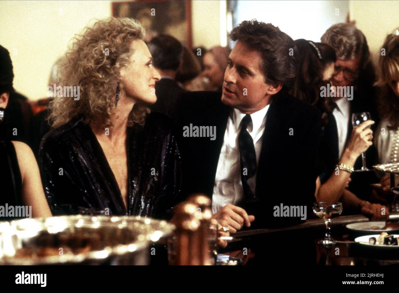 GLENN CLOSE, Michael Douglas, Fatal Attraction, 1987 Stockfoto