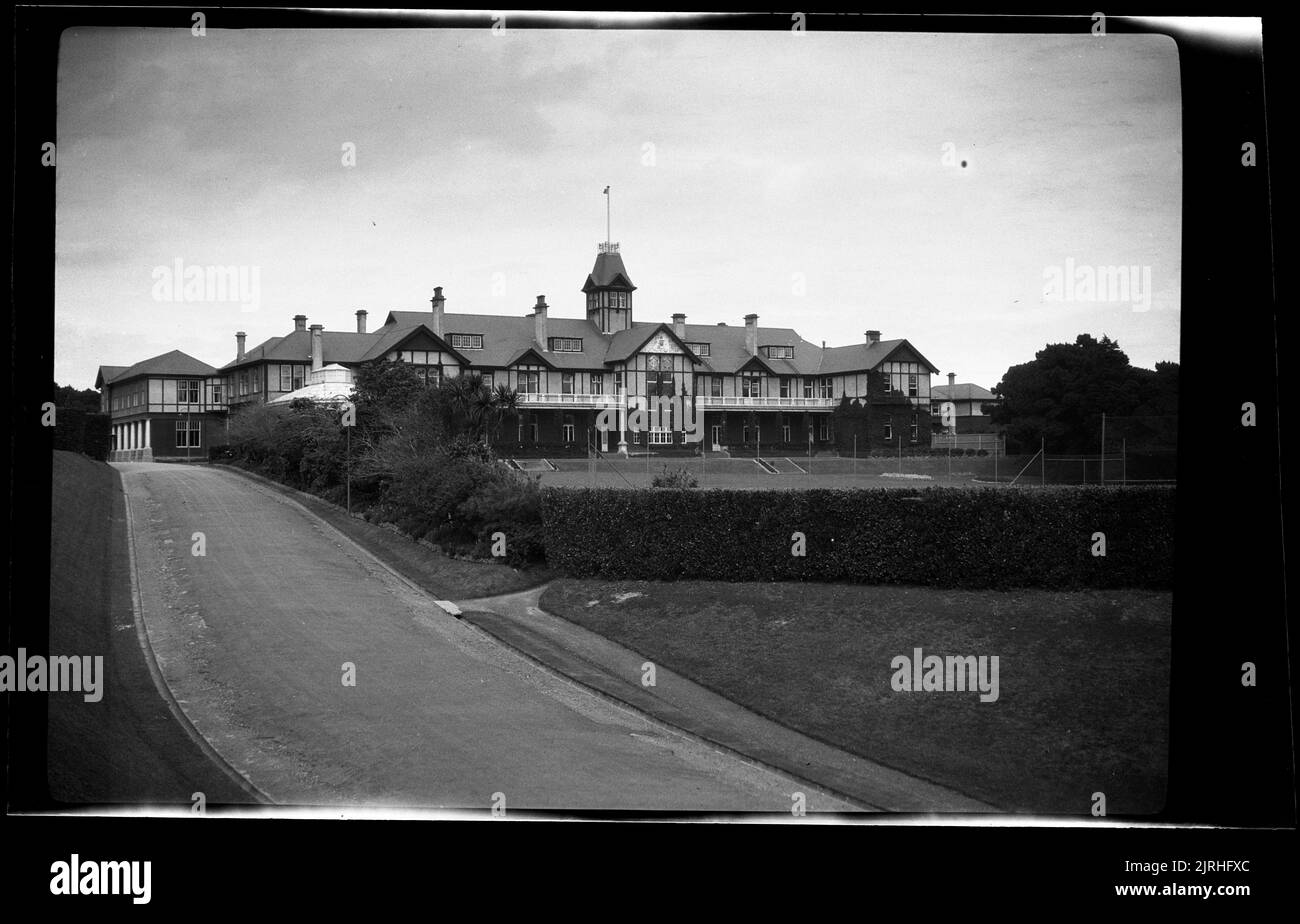 Government House, 1920s bis 1930s, Wellington, von Roland Searle. Stockfoto