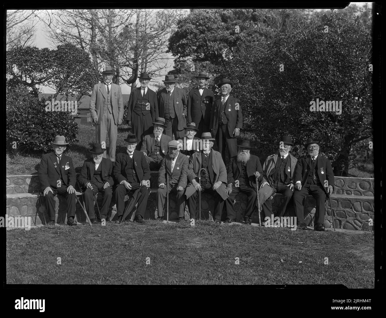 WESTERN Veterans Group, 1927, von William Oakley. F B Butler/Crown Studios Collection. Geschenk von Frederick B Butler, 1971. Stockfoto