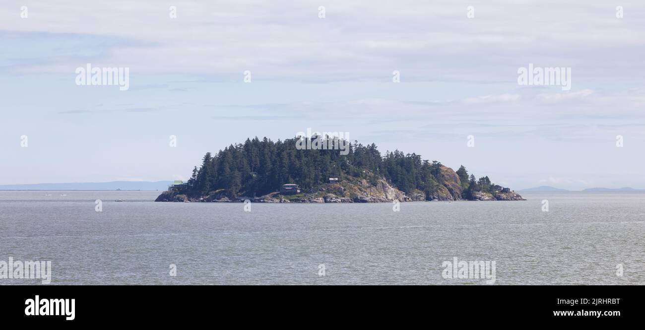 Passage Island in Howe Sound in der Nähe von West Vancouver, British Columbia, Kanada. Stockfoto