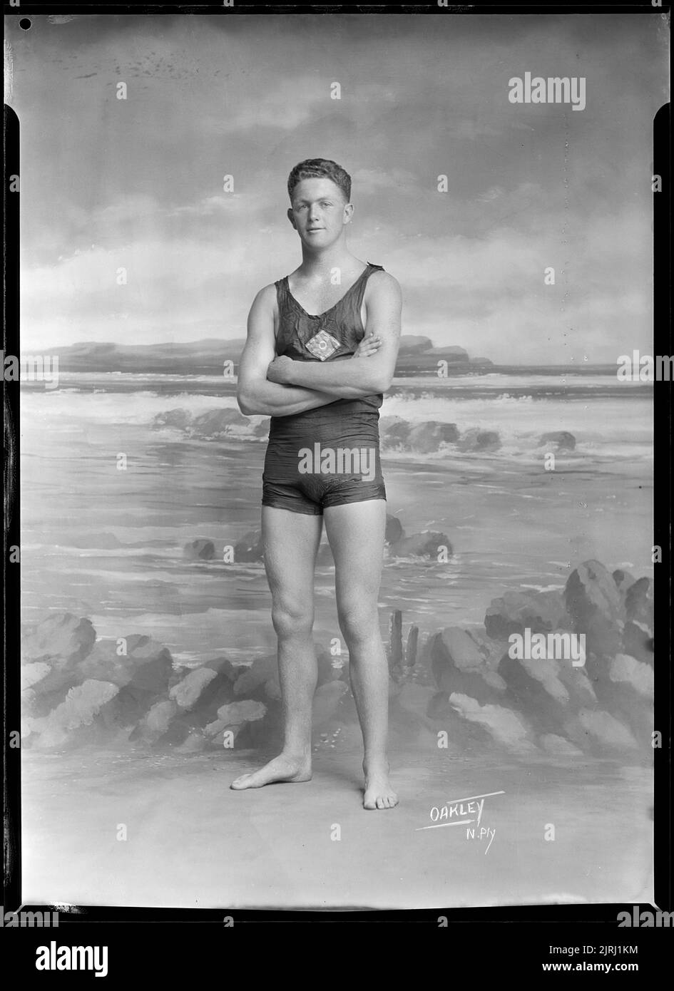Schwimmmeister, 1929, von William Oakley. F B Butler/Crown Studios Collection. Geschenk von Frederick B Butler, 1971. Stockfoto