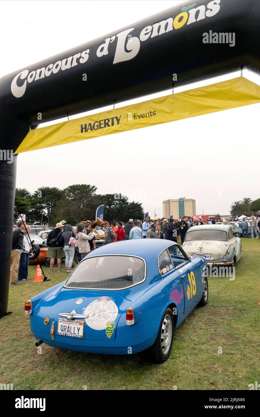 Die Concours of Lemons Car Show in Monterey, Kalifornien, USA Stockfoto