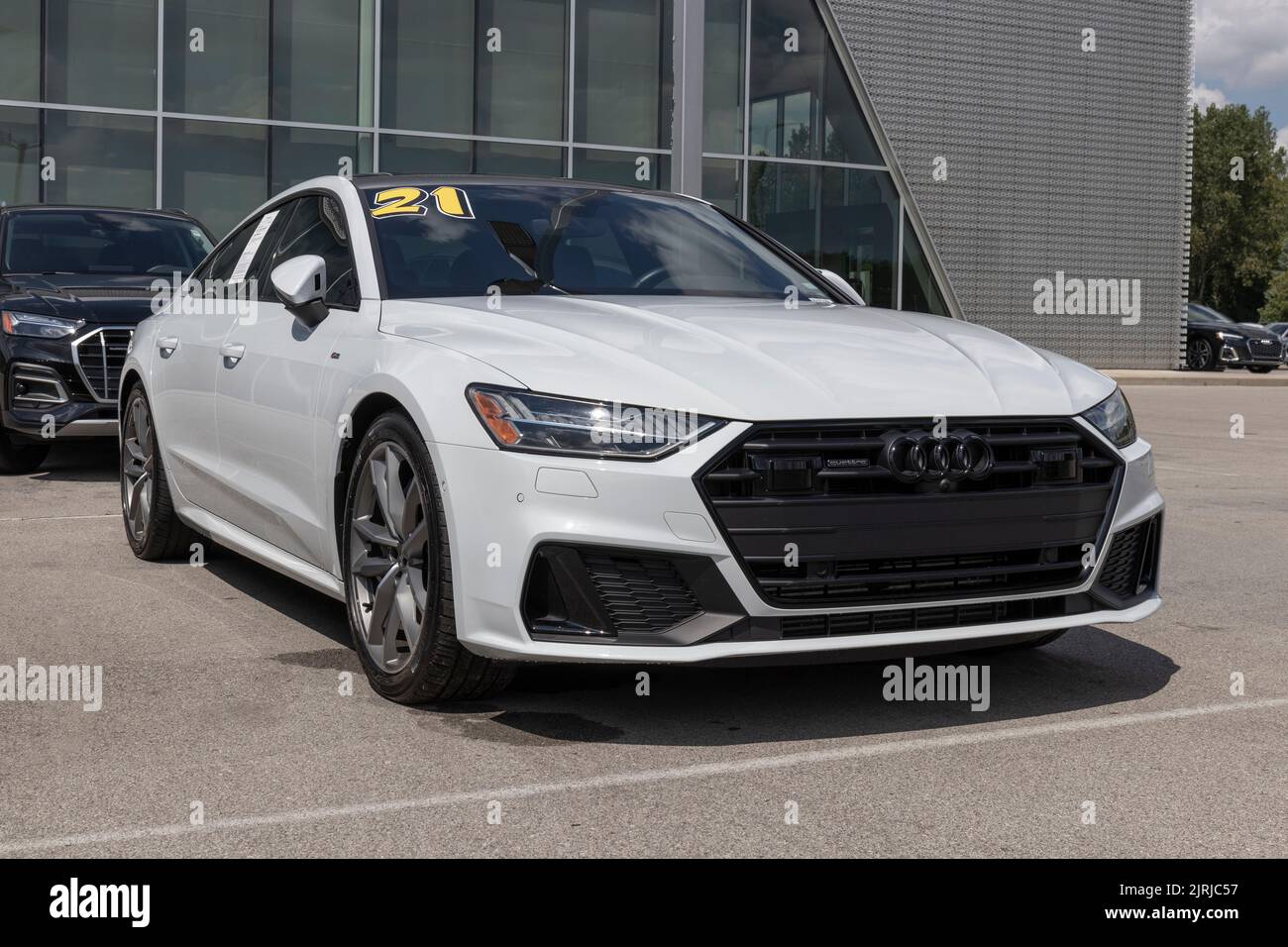 Indianapolis ca. August 2022 Gebrauchter Audi A7 Display in einem