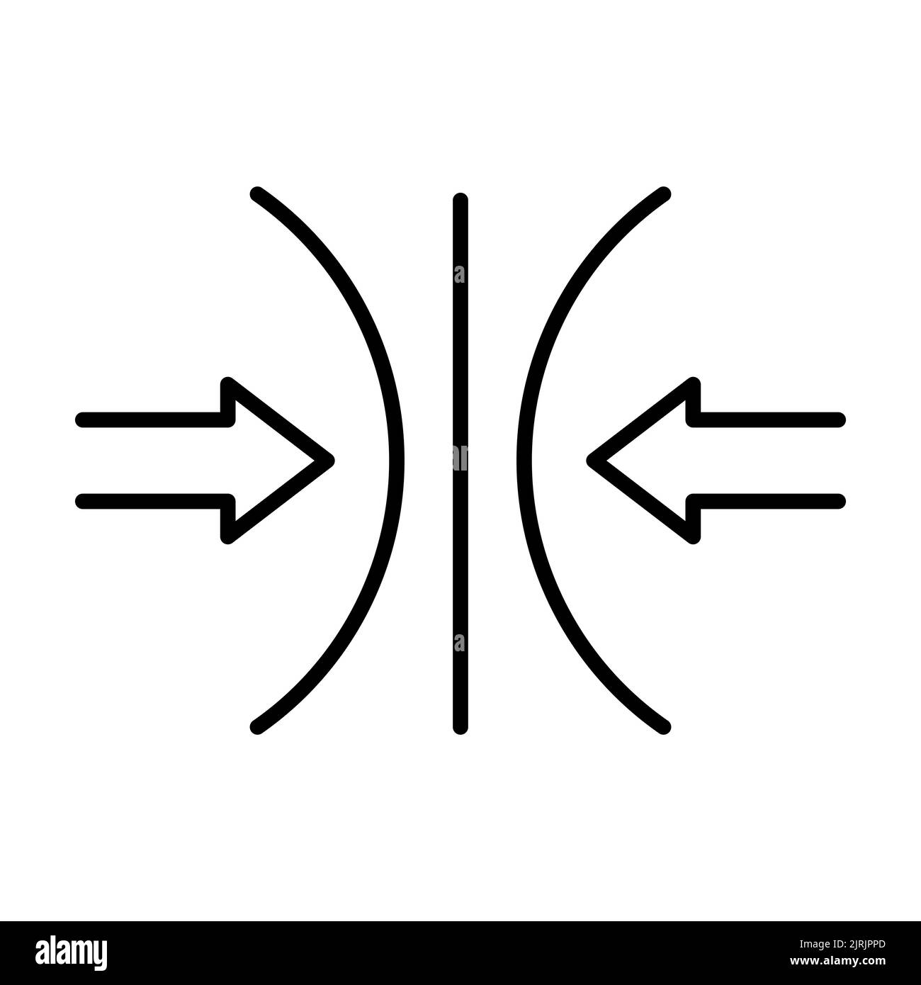 Elastischer Symbolvektor für Grafikdesign, Logo, Website, Social Media, mobile App, UI-Abbildung Stock Vektor