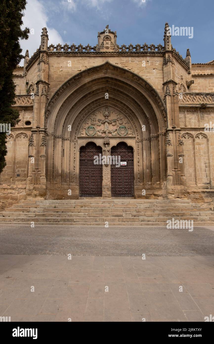 Die Kirche von San Pablo. Eines der ältesten in Úbeda. Es wird angenommen, dass es seit der Westgoten Zeit gebaut wurde. Alonso Suárez de la Fuente del Sauce Stockfoto