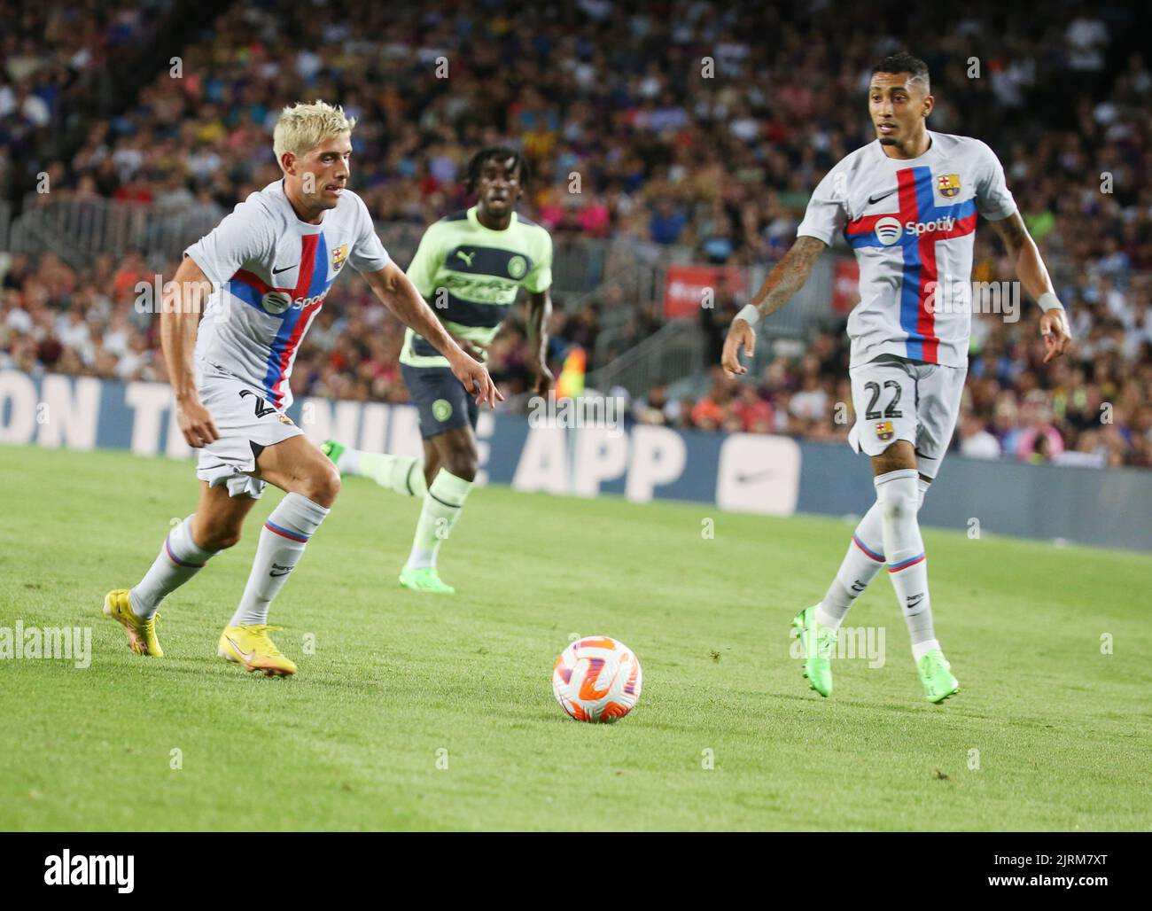 Sergi Roberto vom FC Barcelona beim Freundschaftsspiel zwischen dem FC