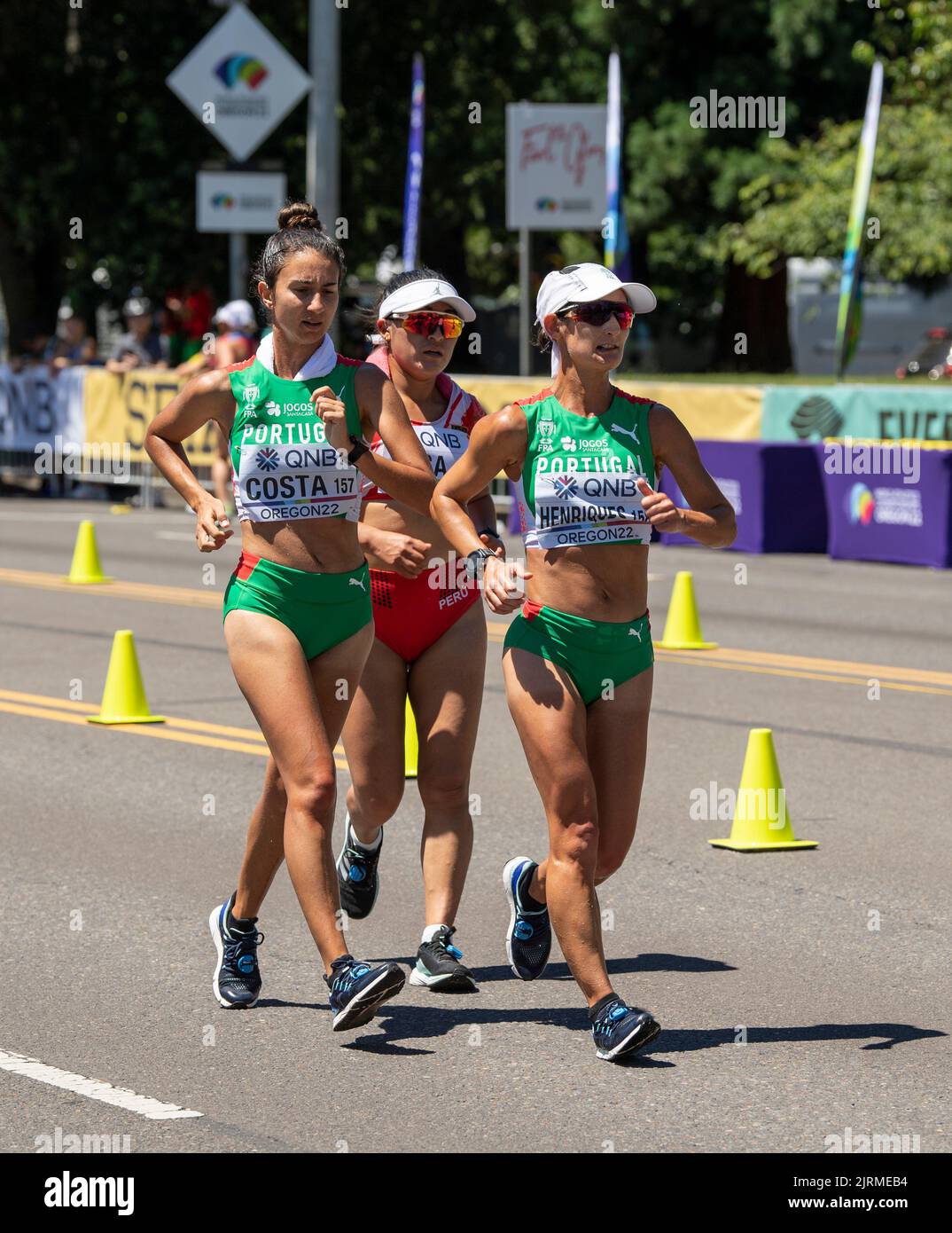 Inês Henriques und Carolina Costa aus Portugal treten bei den