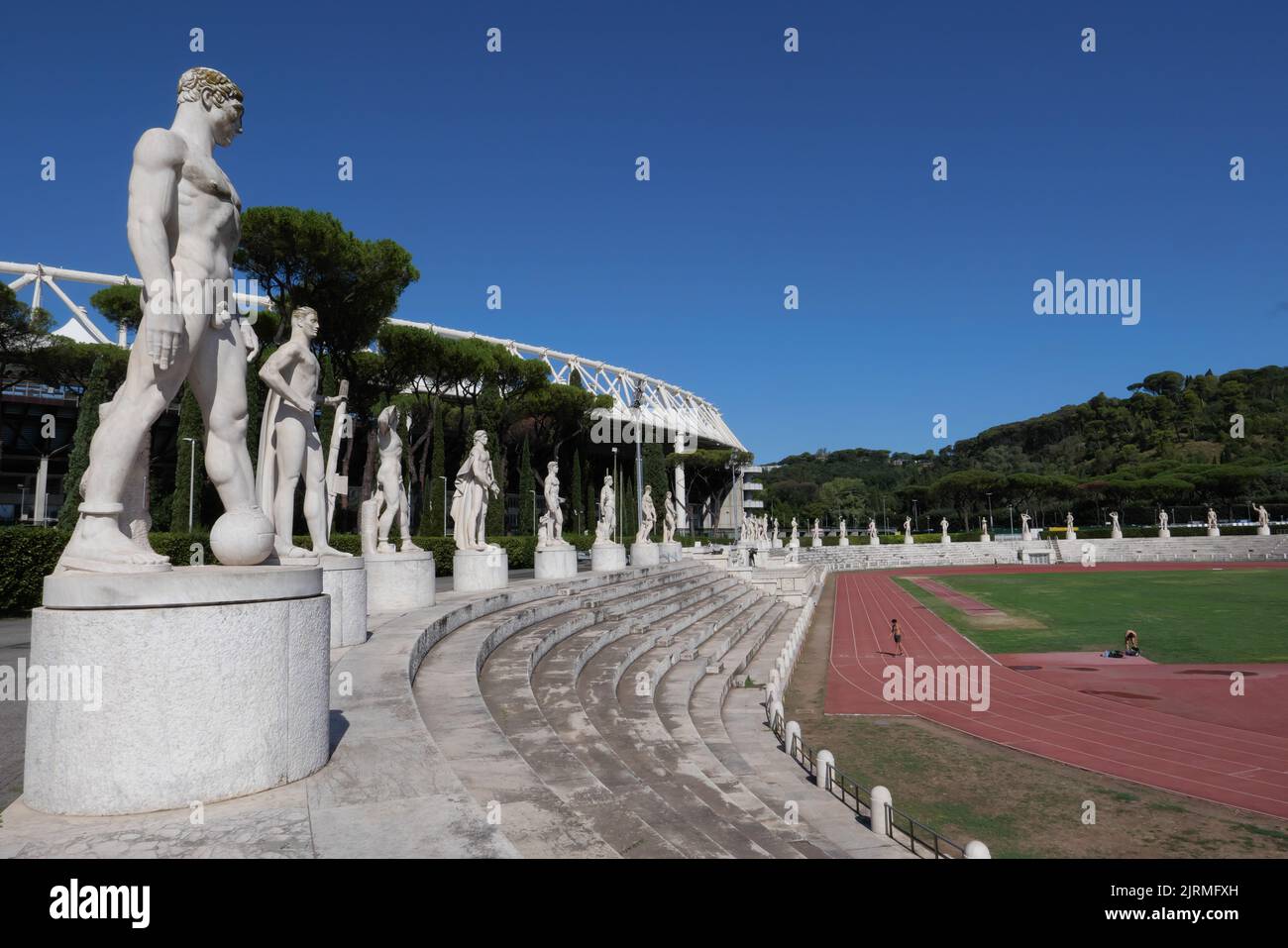 EINE AUSSENANSICHT DES STADIONS DER MURMELN Stockfoto