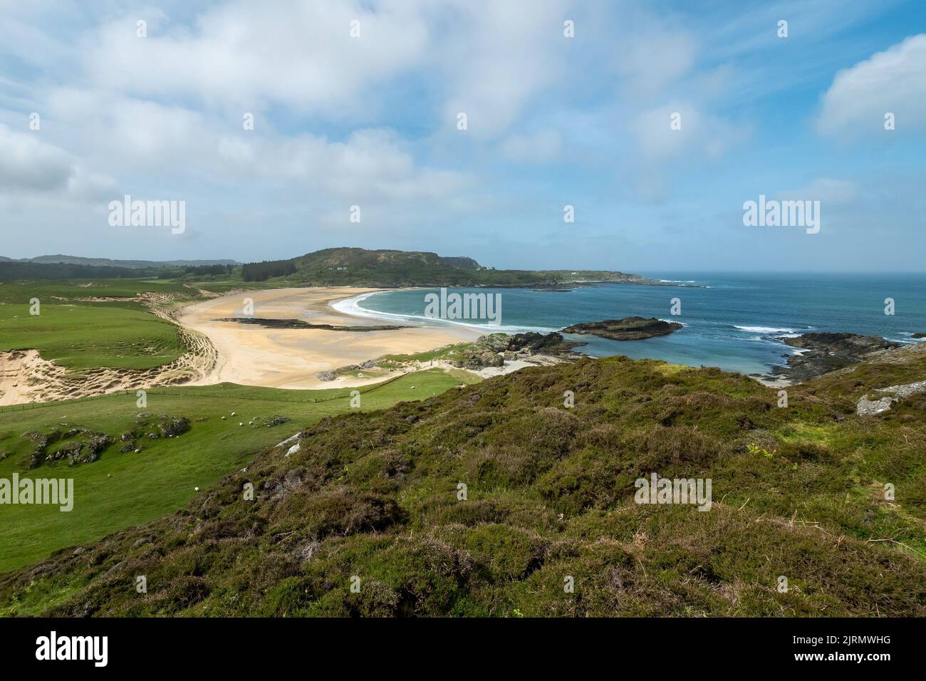 Kiloran Bay and Beach, Isle of Colonsay, Schottland, Großbritannien Stockfoto