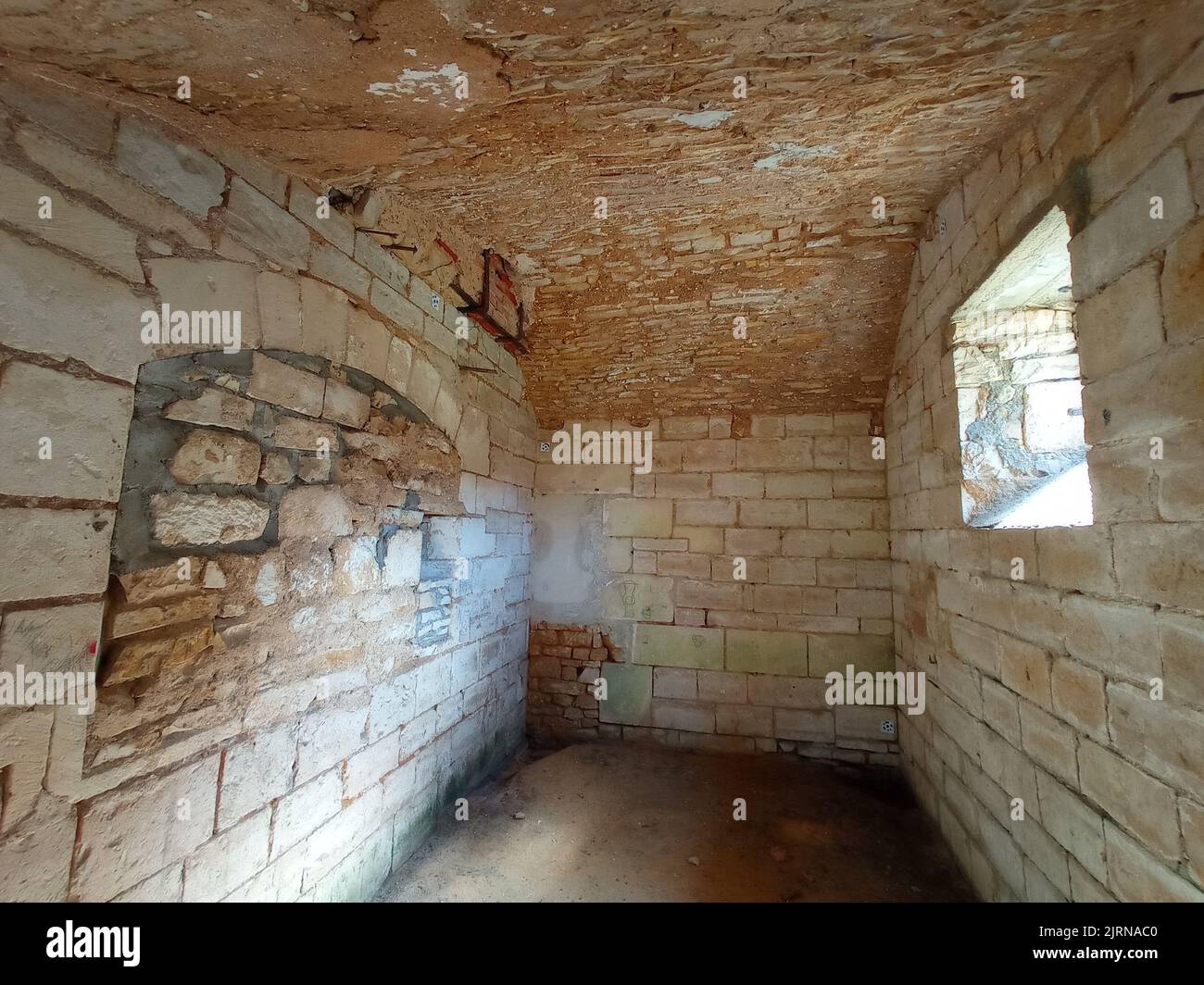 Site archéologique de Déols, Indre, Frankreich Stockfoto