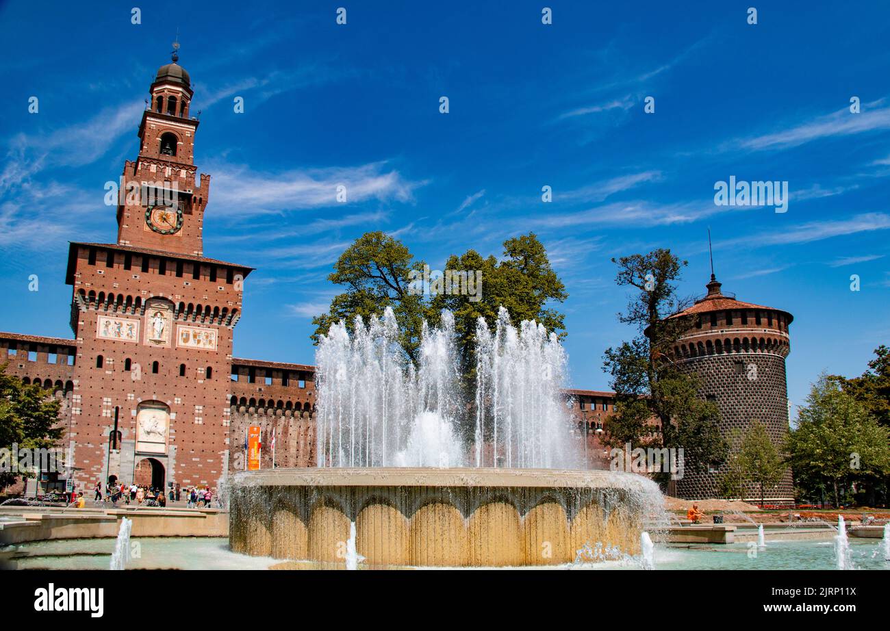 Castello Sforzesco Piazza Castello Mailand Italien