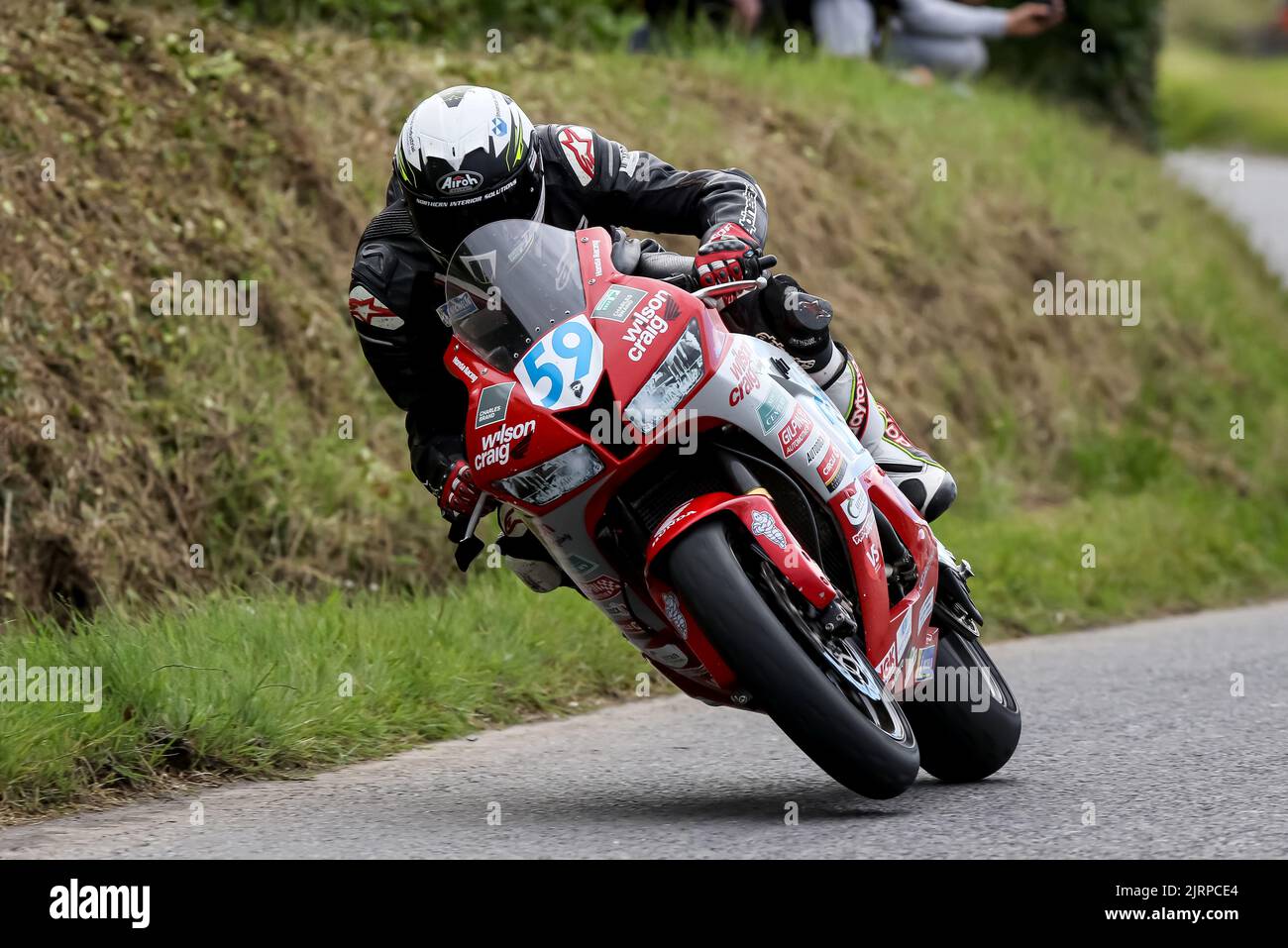 Irish Motorcycle Pure Road Racing 2022 Stockfoto