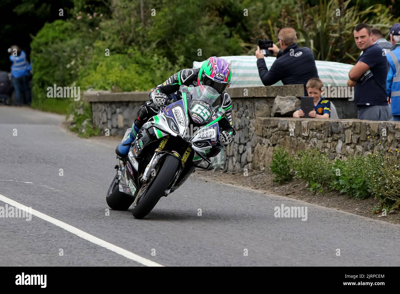 Irish Motorcycle Pure Road Racing 2022 Stockfoto