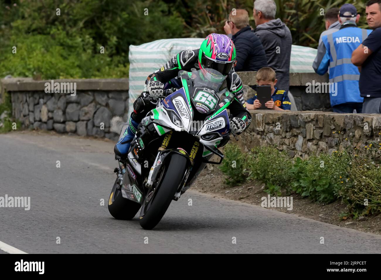 Irish Motorcycle Pure Road Racing 2022 Stockfoto