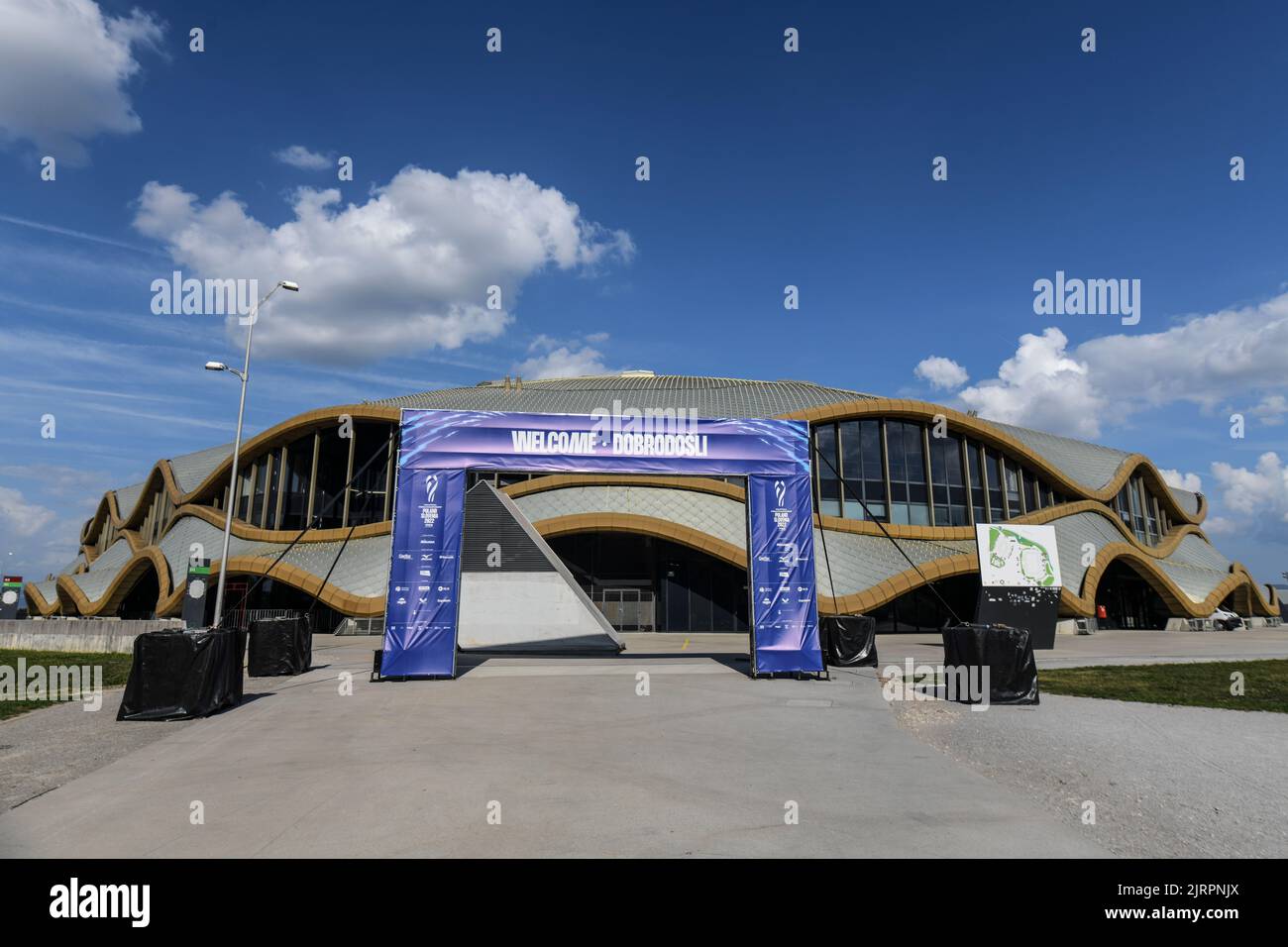 Arena Stozice, Austragungsort der Volleyball-Weltmeisterschaft 2022 in Ljubljana, Slowenien Stockfoto