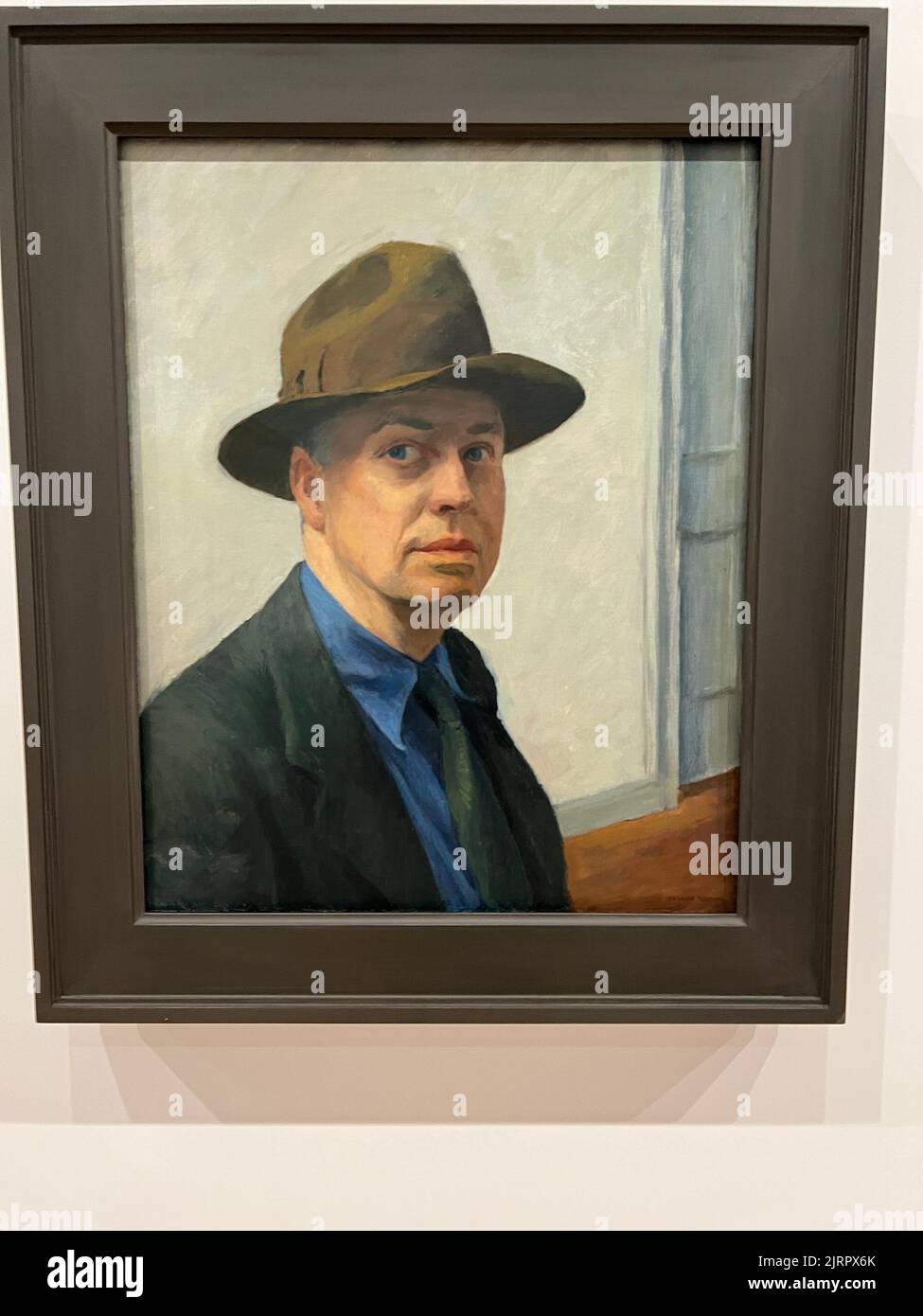 Edward Hopper, (Selbstporträt) 1926-30, Öl auf Leinwand, Whitney Museum of American Art Stockfoto