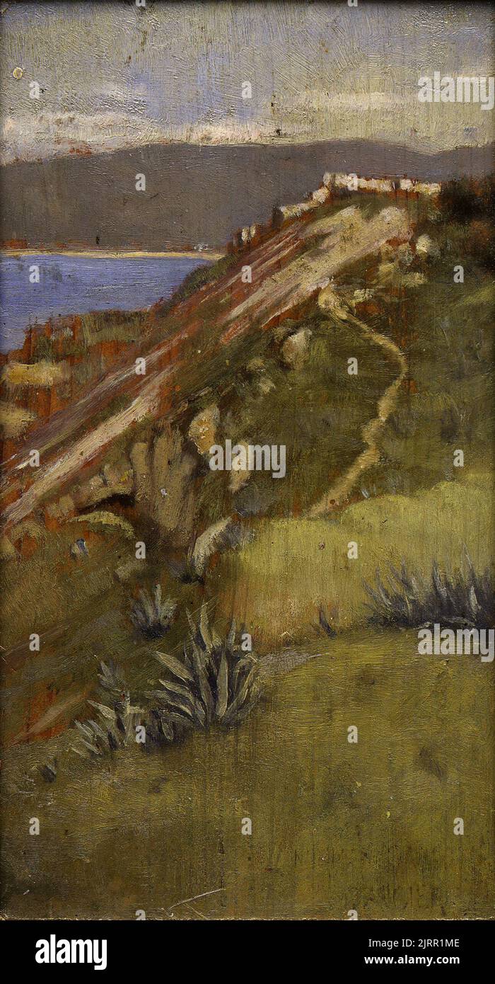 Coast, Tanger, 1885, von Norman Garstin. Geschenk der Contemporary Art Society, London, 1981. Stockfoto