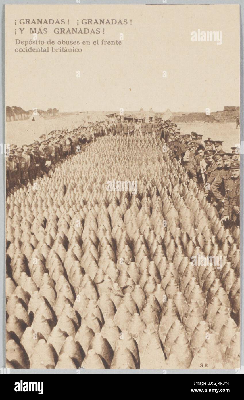 I GRANDAS! GRANDAS! i MAS GRANDAS!, um 1918, Spanien, Hersteller unbekannt. Stockfoto