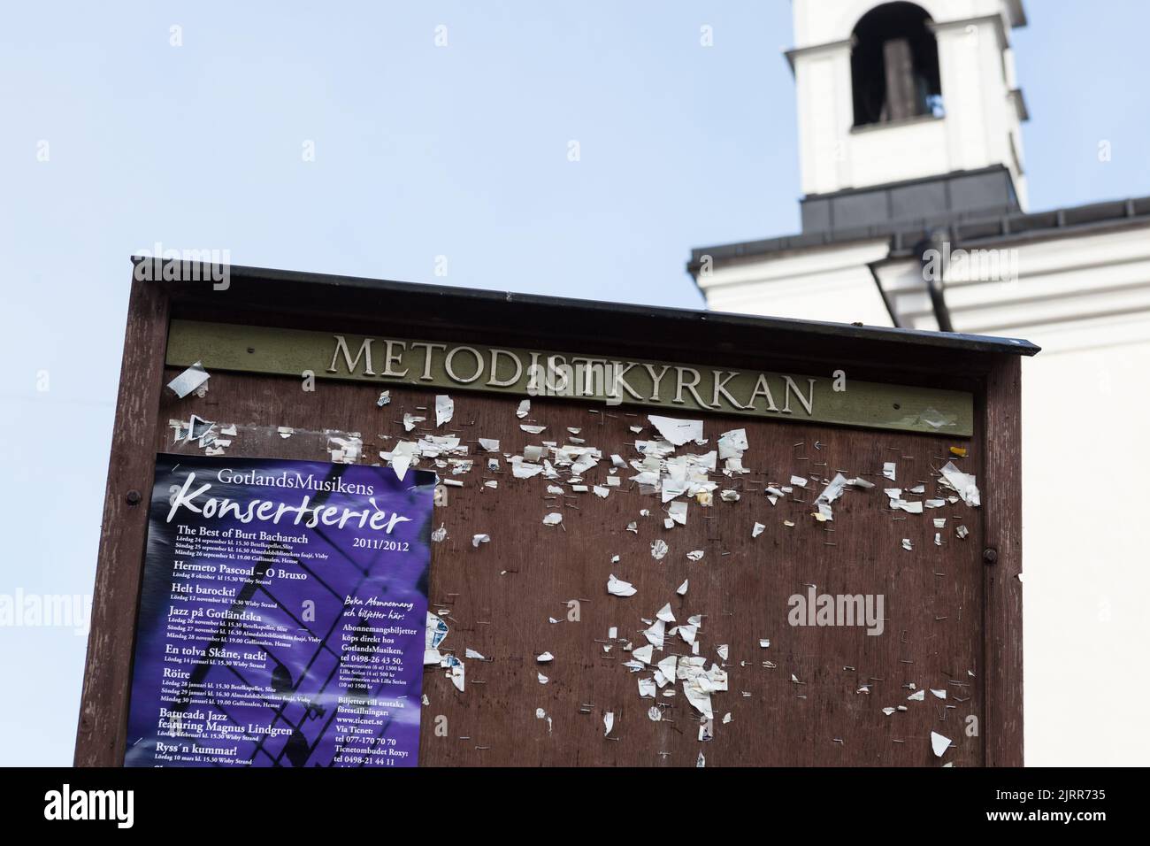 Methodistische Kirche (Metodistkyrkan) Gotland, Schweden Stockfoto