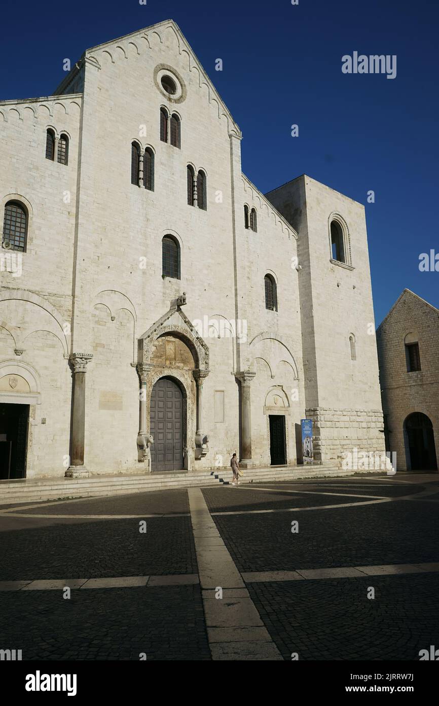 Basilica di Saint Nicolas auch bekannt als Basilica San Nicola di Bari in Bari Apulien, Apulien, Italien Stockfoto