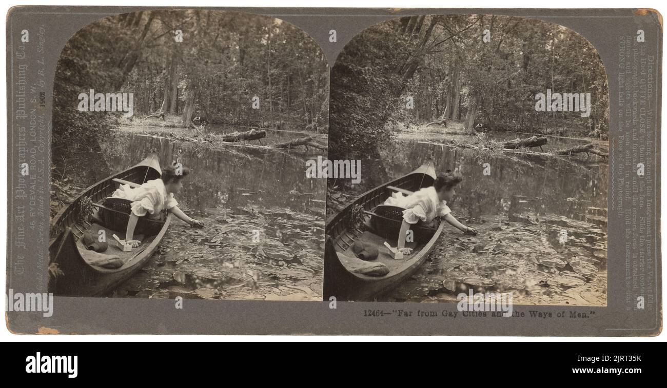 „Far From Gay Cities and The Ways of Men“, 1902, USA, von Fine-Art Photographers' Publishing Co. Schenkung von Miss J Walker, 1968. Stockfoto