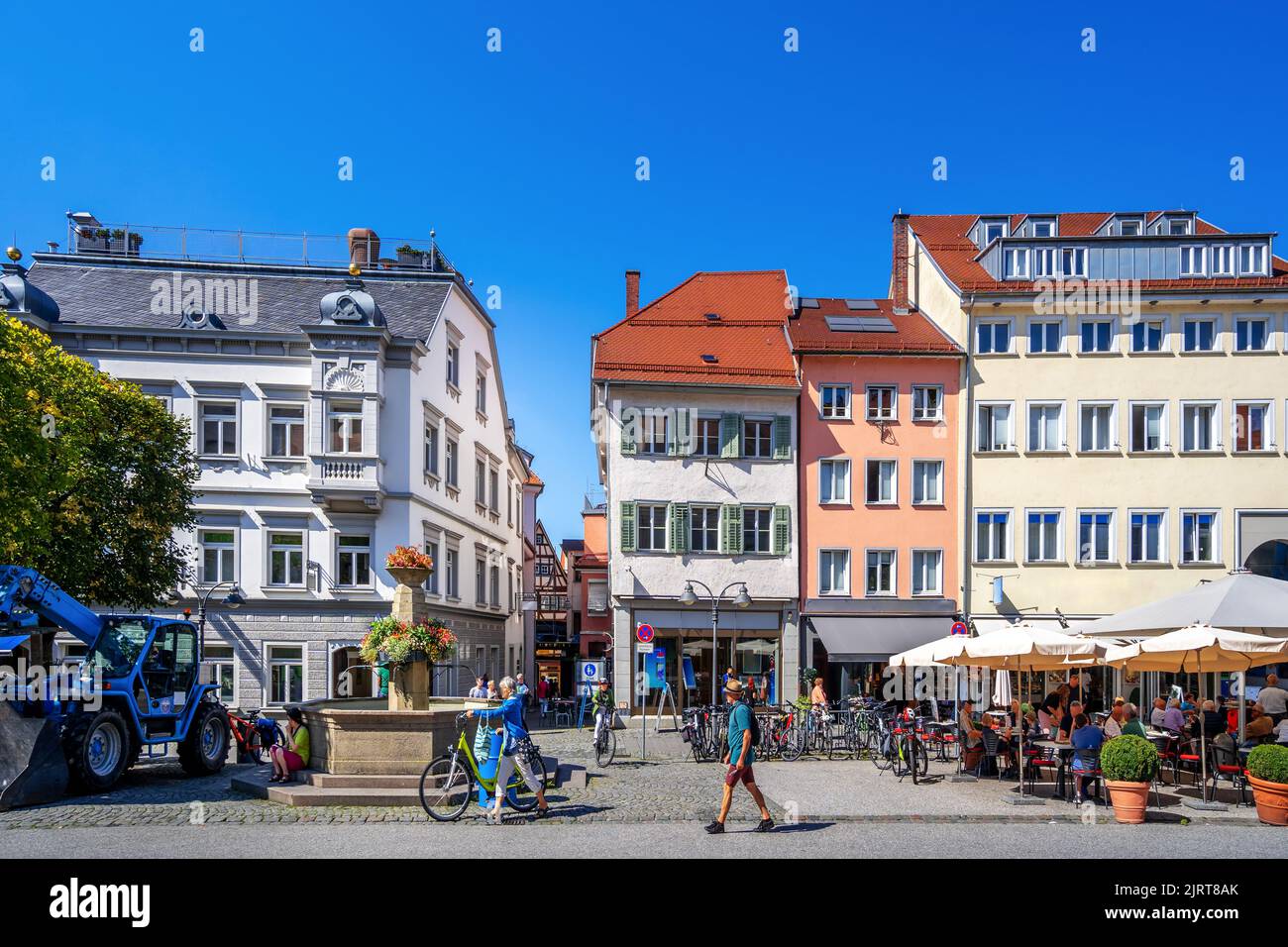 Historische Stadt in Ravensburg, Baden Württemberg, Deutschland Stockfoto