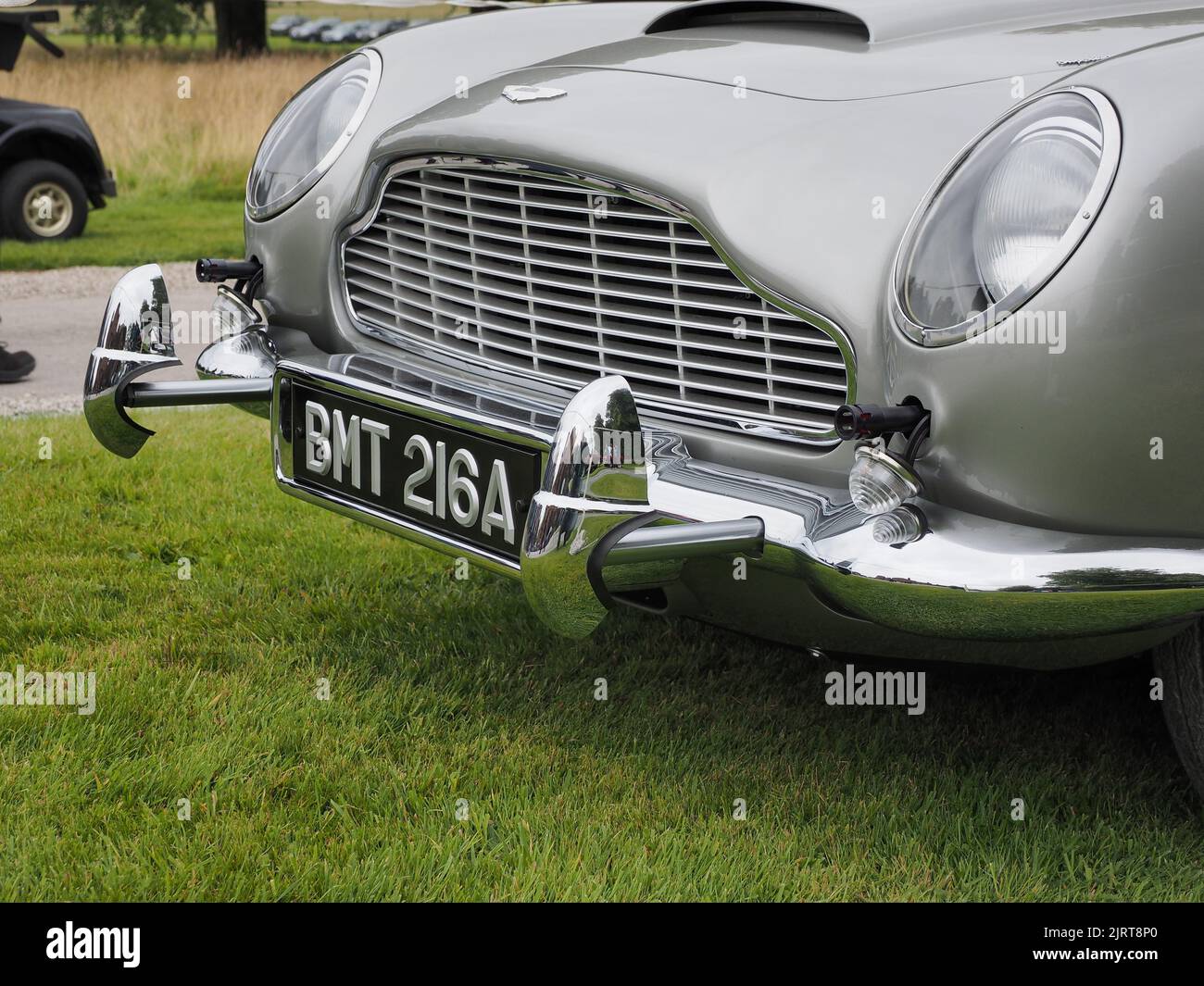 Aston Martin DB5 Goldfinger Fortsetzung Stockfoto