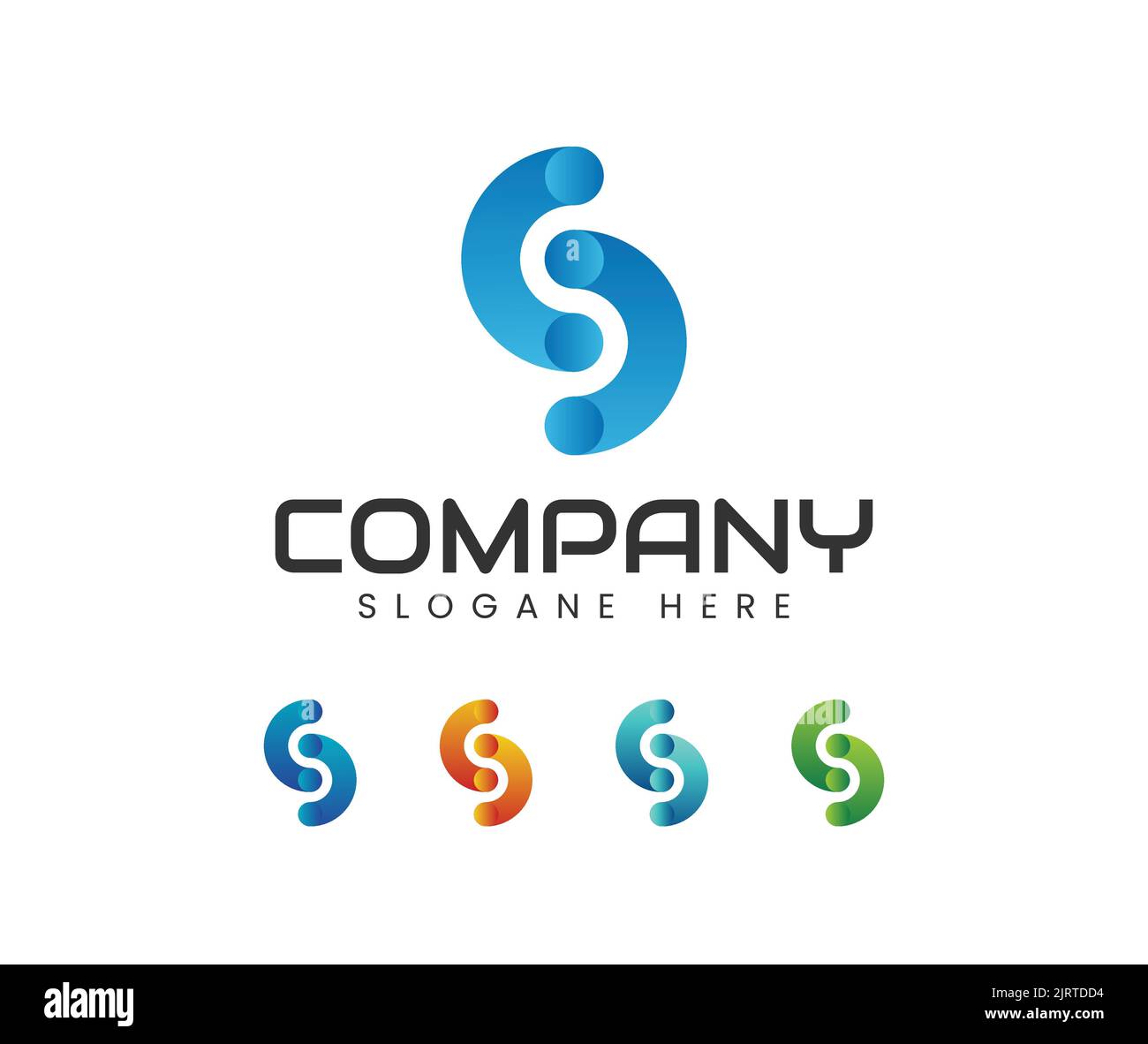 Logo „Fluid s Letter“. Dots Letter S Logo-Design. Buchstabe S-Symbol mit Fluid Liquid Design Stock Vektor
