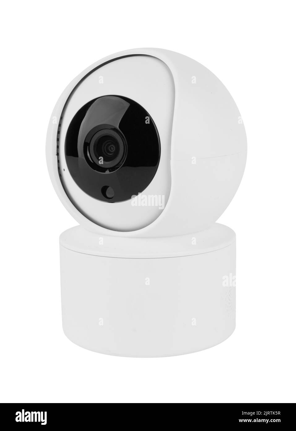 Kamerafernseher auf weißem Hintergrund isoliert Stockfoto