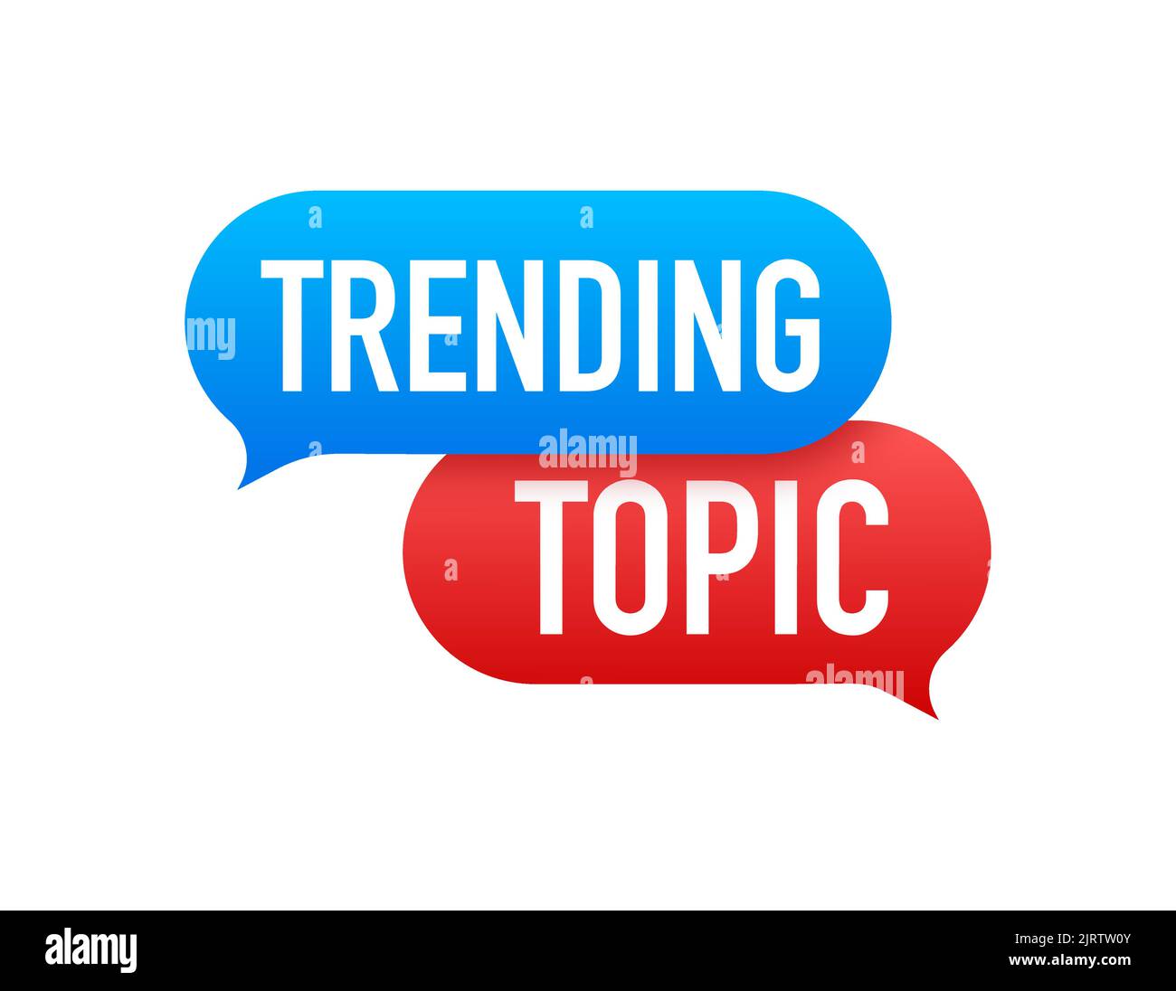 Symbol für Trendthema. Bereit für den Einsatz im Web- oder Druckdesign. Bannerdesign. Trendvektordarstellung Stock Vektor