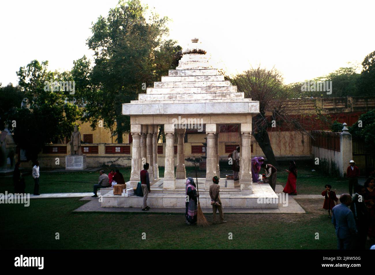 Delhi Indien Birla-Tempel (Laxminarayan Mandir) Stockfoto